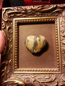 my favorite rock...a gift from my Sweetie
